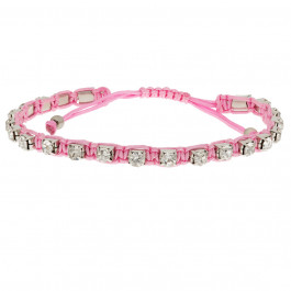 Crochet Bracelet with Swarovski