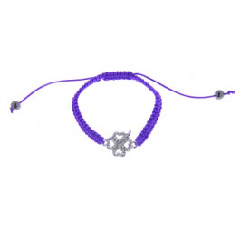 Purple Crochet Bracelet