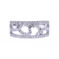 Platinum Plated Silver Ring