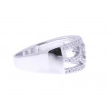 Platinum Plated Silver Ring