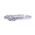 Platinum Plated Silver Ring