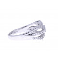 Platinum Plated Silver Ring