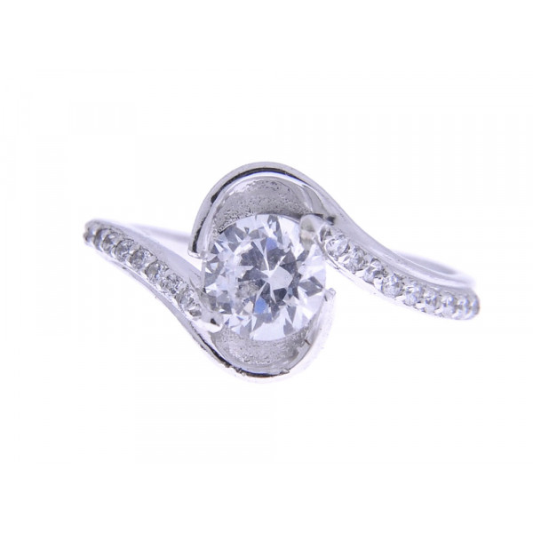 Platinum Plated Silver Ring