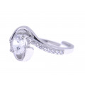 Platinum Plated Silver Ring