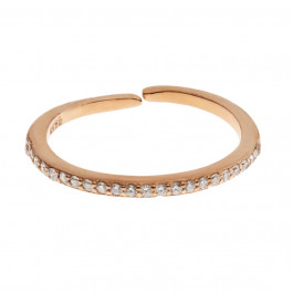 Minimal Pink Gold Plated Ring