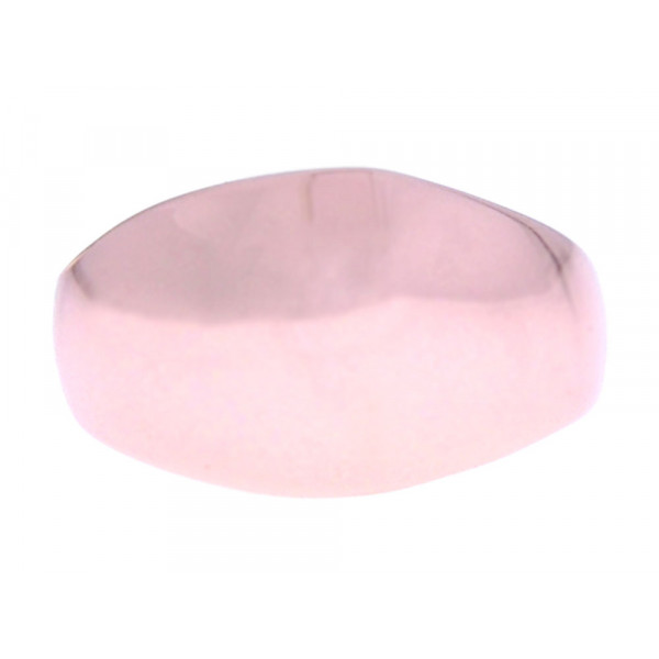 Pink Gold Plated Bombe Ring