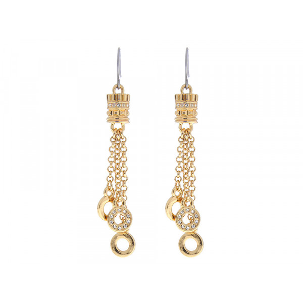 Drop Earrings with 1.00-micron Yellow Gold Plating