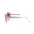 Transparent Red Acetate Sunglasses