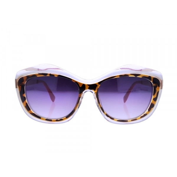 Transparent Leopard Sunglasses