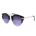 Sunglasses for Women with Black and Gold Frame