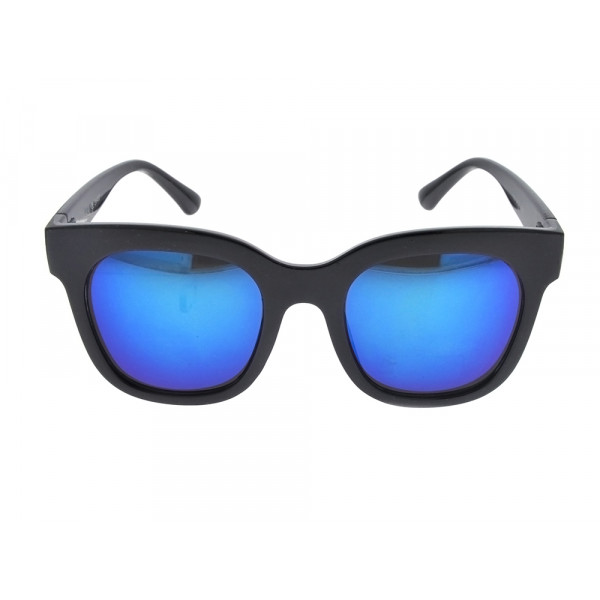 Wayfarer Style Black Unisex Acetate Sunglasses