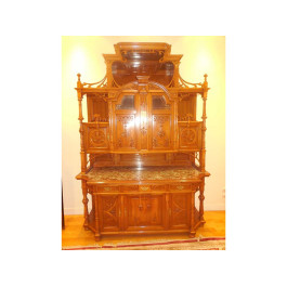 Art Nouveau Μπουφές με ξυλόγλυπτες χειροποίητες διακοσμήσεις Art Nouveau Μπουφές με ξυλόγλυπτες χειροποίητες διακοσμήσεις