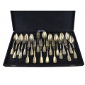 Silver Flatware Set with Royal Crowns