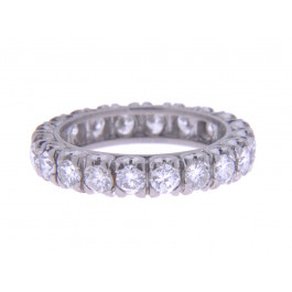 18K White Gold Eternity Ring