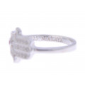 Silver Hamsa Hand "NIALAYA" Ring