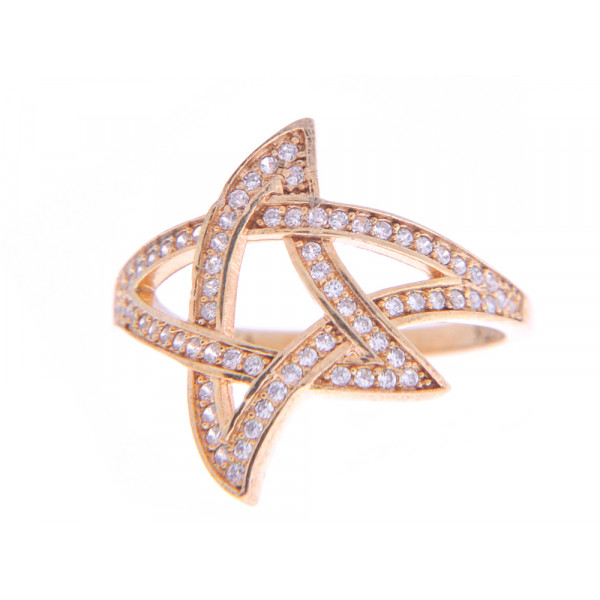 Gold Plated Star Ring "NIALAYA"