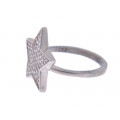 Silver Star Ring "NIALAYA"