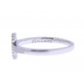 Silver Cross Ring "Nialaya"