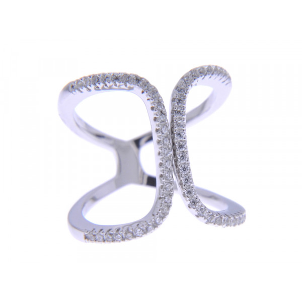 Silver Statement Ring by Nialaya