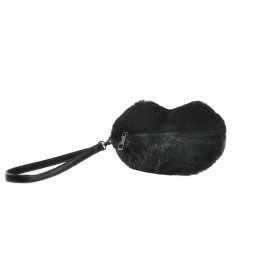 Γούνινο Τσαντάκι Καρδιά