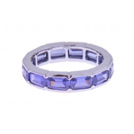 Blue CZ Eternity Ring