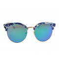 Blue Floral Women's Sunglasses