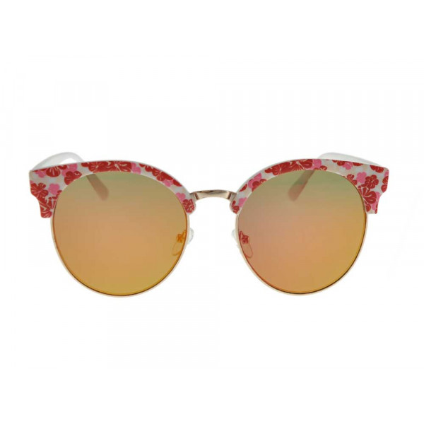 Red floral sunglasses UV400