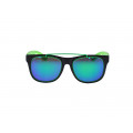 Sport Square Sunglasses with Green and Black Frame