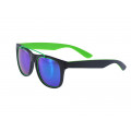 Sport Square Sunglasses with Green and Black Frame