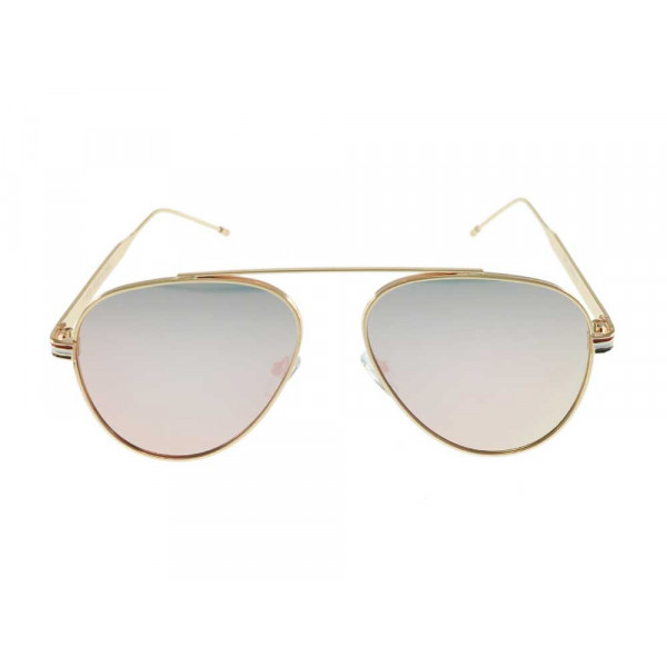 Metallic Aviator Sunglasses