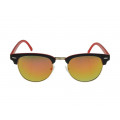 Red Black Acetate Sunglasses