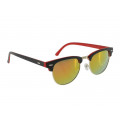 Red Black Acetate Sunglasses