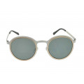 Metallic Round Sunglasses