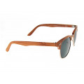 Brown Wood-style Sunglasses