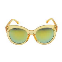 Εντυπωσιακά Γυαλιά Ηλίου με Πράσινο Φακό και Κίτρινο Κοκκάλινο Σκελετό Εντυπωσιακά Γυαλιά Ηλίου με Πράσινο Φακό και Κίτρινο Κοκκάλινο Σκελετό