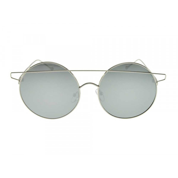 Metallic Round Sunglasses