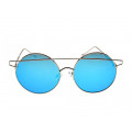 Metallic Round Sunglasses