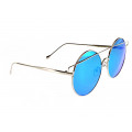 Metallic Round Sunglasses