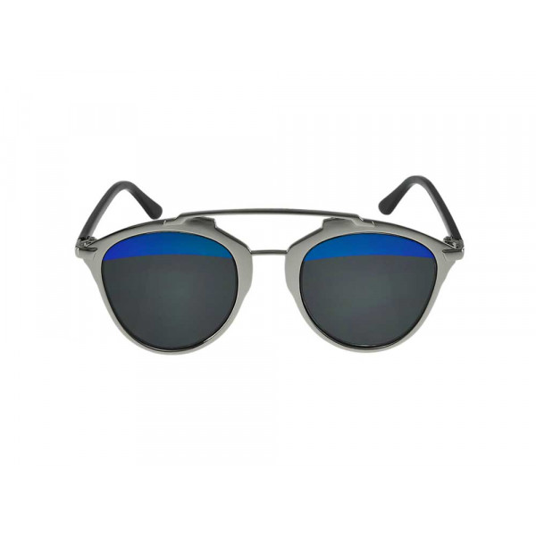 Mixed Frame Sunglasses with Two Tone Lenses