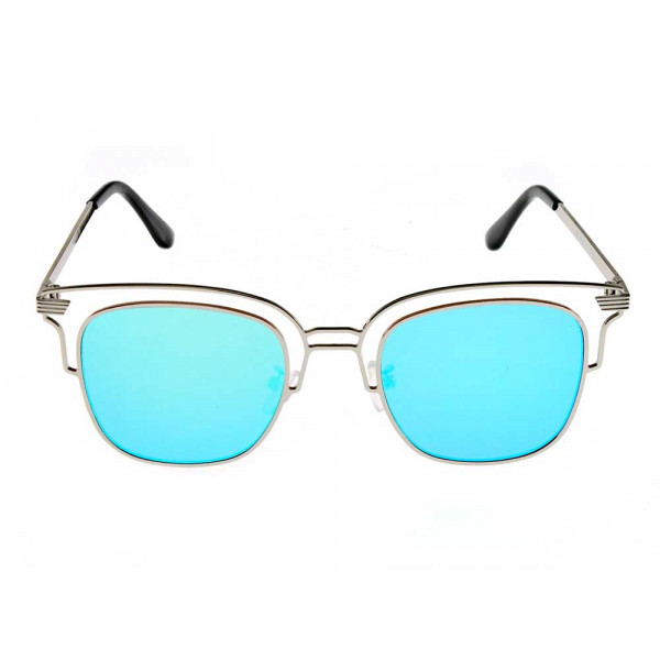 Metallic Square Sunglasses