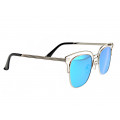 Metallic Square Sunglasses