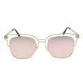 Metallic Sunglasses with Mirror Lenses