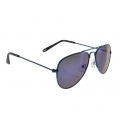 Unisex Aviator Sunglasses with Black Lenses