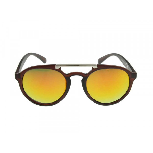 Brown Round Sunglasses