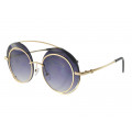 Metallic Round Sunglasses