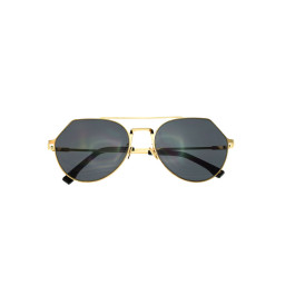 Πολυγωνικά Γυαλιά Ηλίου Aviator με Μαύρο Φακό Πολυγωνικά Γυαλιά Ηλίου Aviator με Μαύρο Φακό