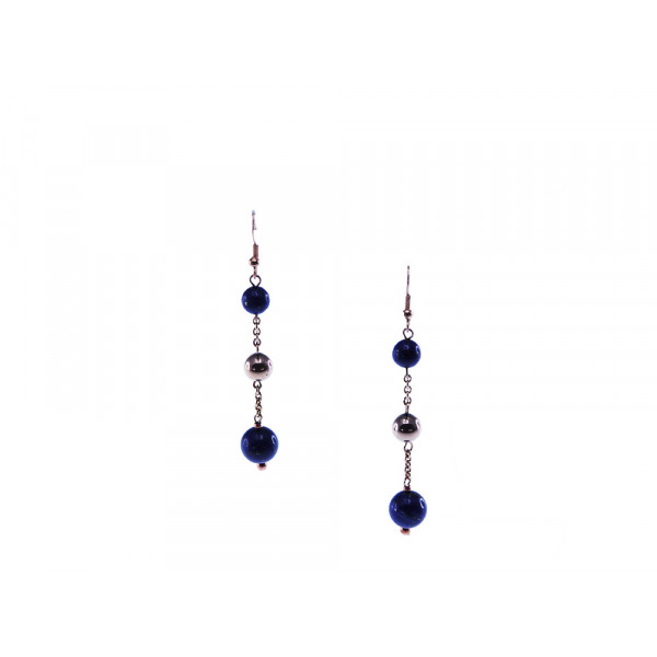 Lapis Lazuli Drop Earrings from the Spring Collection by Marilou