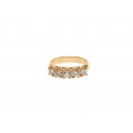 5 Stone Diamond Ring set in18K Gold