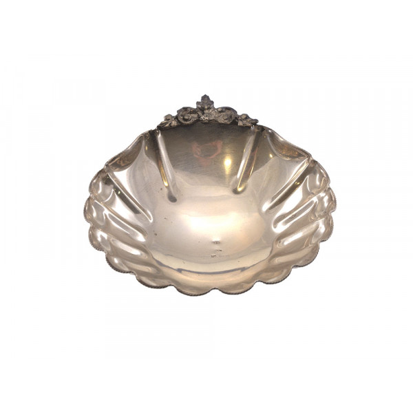 Silver Bowl in a Shell design