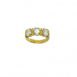 3-Stone Gold Ring